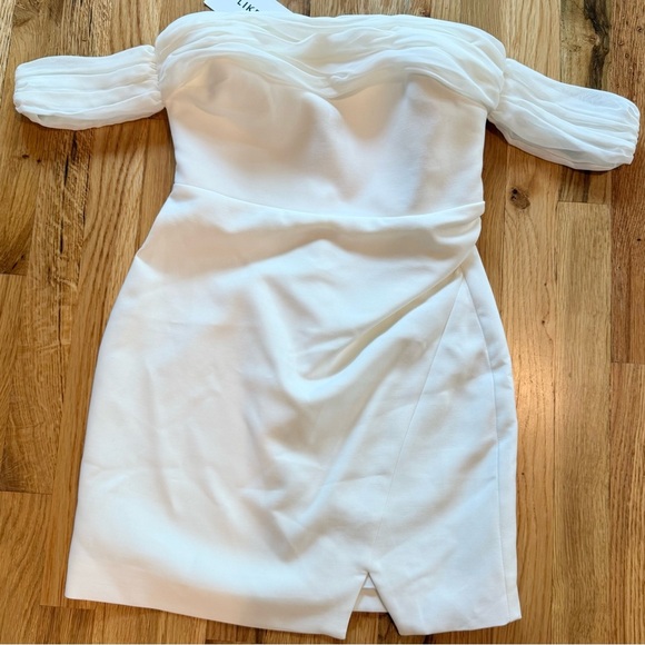 NWT New Likely Paz Mini Dress in White Sz 4 - Picture 4 of 7